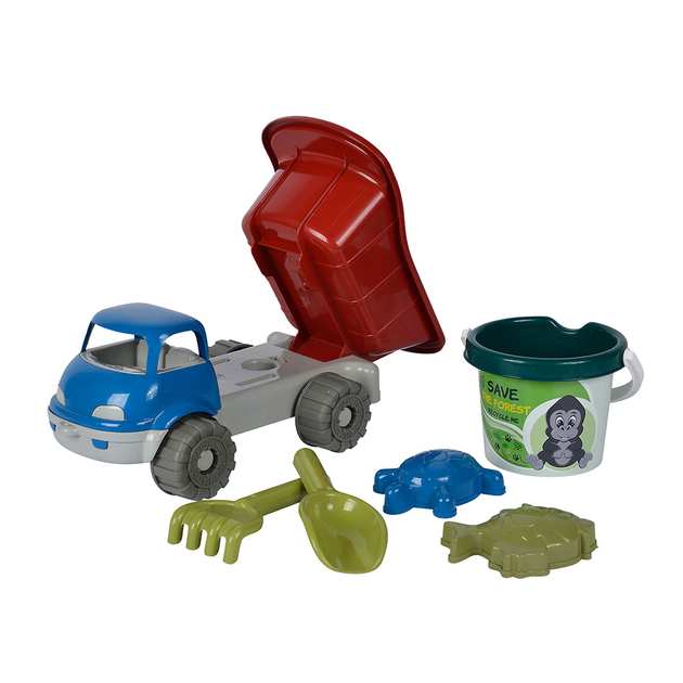 Zestaw do zabawy w piasku Androni Androni Giocattoli Recycled Fish Truck And Bucket (8000796550415) - obraz 2