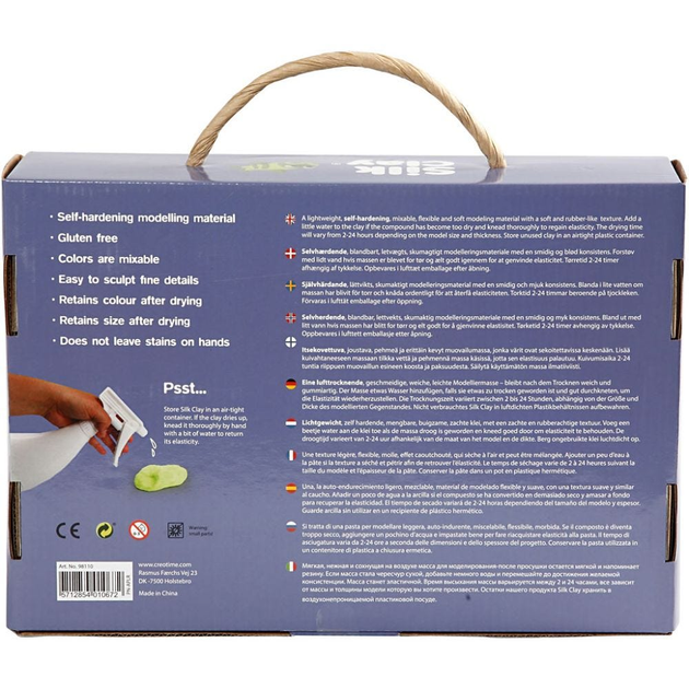 Zestaw do lepienia Creativ Company Silk Clay Gift Box (5712854010672) - obraz 3