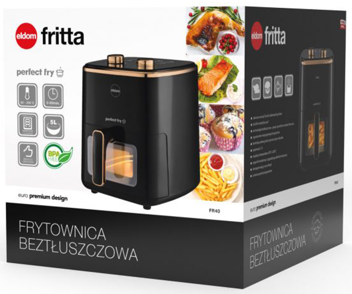 Frytkownica beztłuszczowa Eldom FR40 fritta (5908277388171) - obraz 11