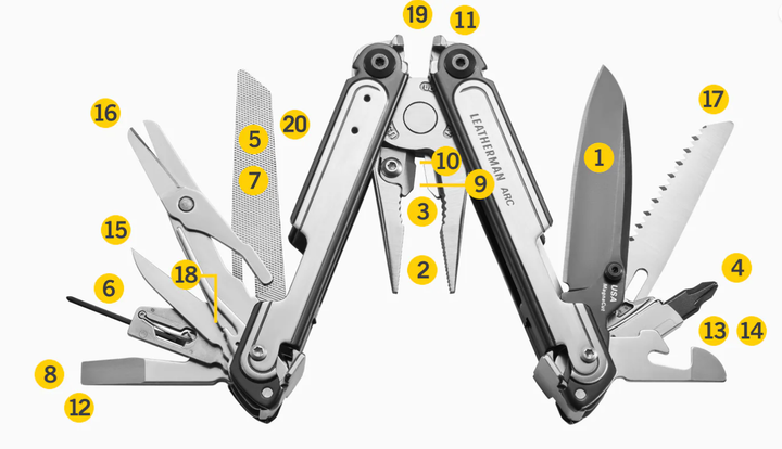 ★☆★マルマン★コンダクター★ＭＬ－６７２０★Ｌ字★☆★ Мультитул з Порошкової Сталі CPM MagnaCut Leatherman ARC 20