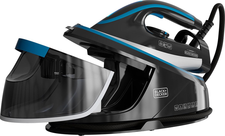 Праска з парогенератором Black+Decker BXSS2401E (ES9180260B) - зображення 3