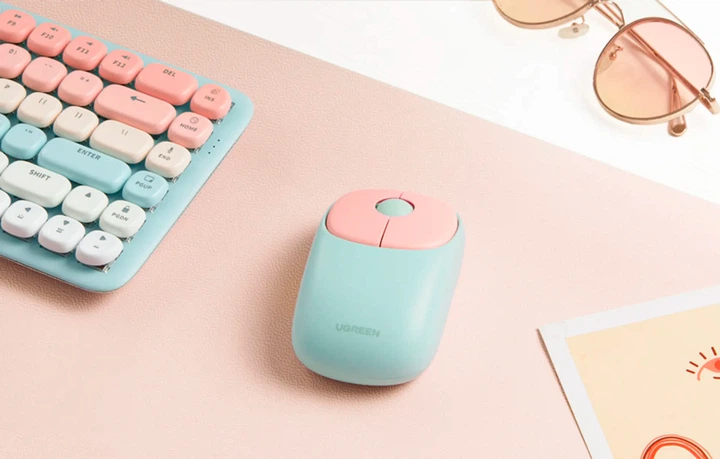 Mysz Ugreen Fun+ MU102 Pink - obraz 4