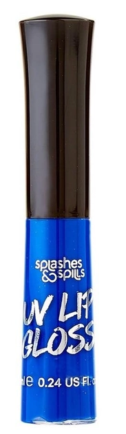 Neonowy błyszczyk do ust Splashes & Spills UV Lip Gloss Niebieski 7 ml (5060448780365) - obraz 1