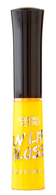 Neonowy błyszczyk do ust Splashes & Spills UV Lip Gloss Żółty 7 ml (5060448780419) - obraz 1