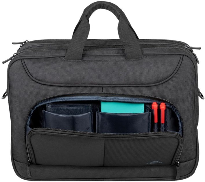 Torba na laptop RIVACASE Tegel 15.6" Black (4260709012520) - obraz 3