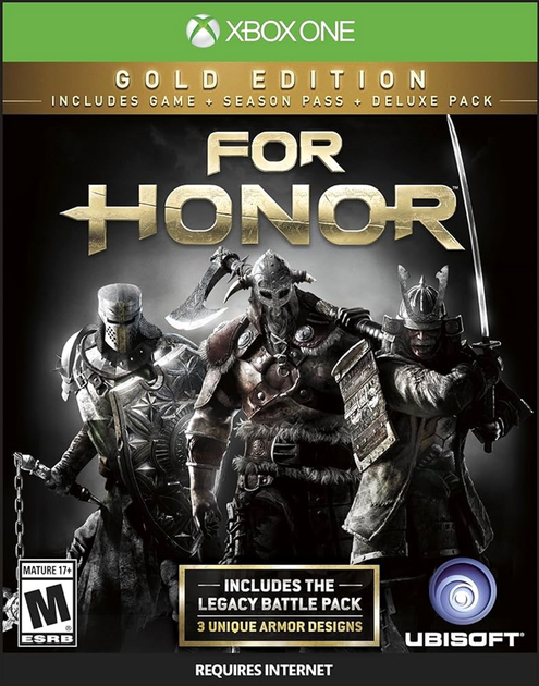 Гра Xbox One For Honor Gold Edition (диск Blu-ray) (3307215973851) - зображення 1