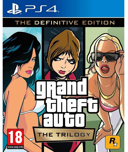 Gra PS4 Grand Theft Auto The Trilogy The Definitive Edition (płyta Blu-ray, PlayStation Store) (5026555430807) - obraz 1