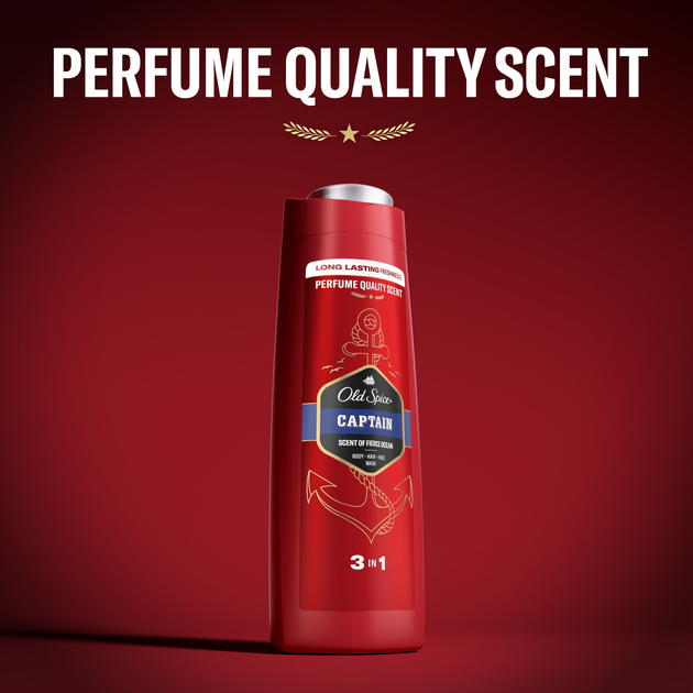 Гель для душу та шампунь Old Spice 2-в-1 Captain для чоловіків 400 мл (8001090965615) - зображення 6