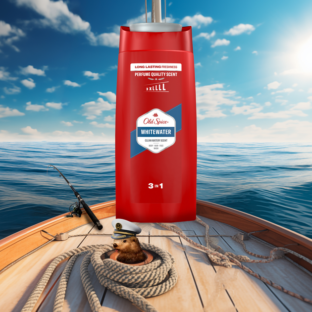 Гель для душу Old Spice Whitewater для чоловіків 675 мл (8006540280195) - зображення 3