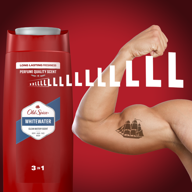 Гель для душу Old Spice Whitewater для чоловіків 675 мл (8006540280195) - зображення 6