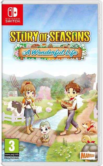 Гра Nintendo Switch Story of Seasons: A Wonderful Life Limited Edition (Картридж) (5060540771582) - зображення 1