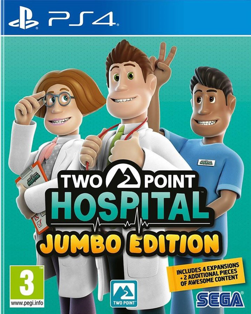 Gra PS4 Two Point Hospital Jumbo Edition (płyta Blu-ray) (5055277041930) - obraz 1
