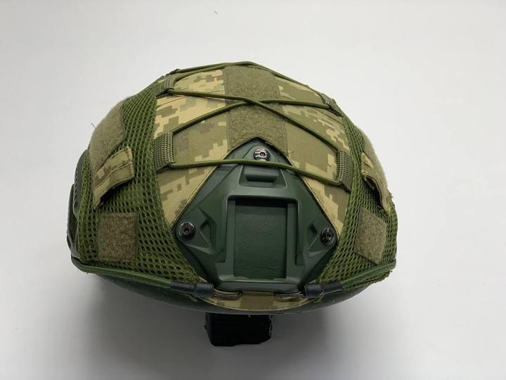 Кавер на каску фаст размер S шлем маскировочный чехол на каску Fast цвет пиксель тактический - изображение 1