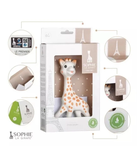 Іграшка-прорізувач Vulli So Pure Жирафа Софі 18 см (3056566164004) - зображення 3