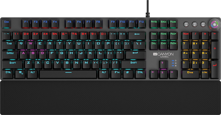 Клавиатура Canyon CND-SKB7-RU Black USB - изображение 1
