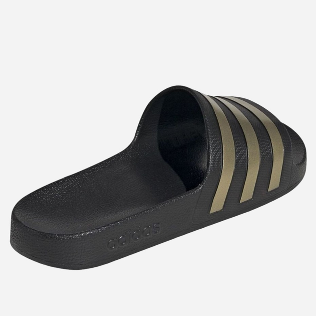Чоловічі шльопанці Adidas Adilette Aqua EG1758 38 Чорні з золотистим (4062051397979) - зображення 4