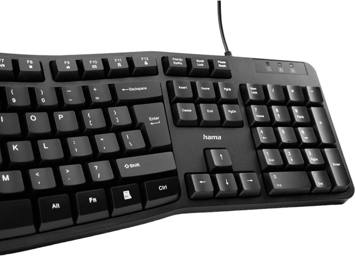 Клавіатура дротова Hama EKC-400 USB Black (U81826300000) - зображення 10