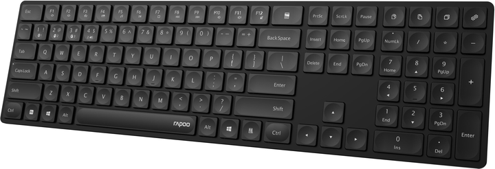 Клавіатура бездротова Rapoo E8020M Multimode Wireless Black (2206970000) - зображення 5
