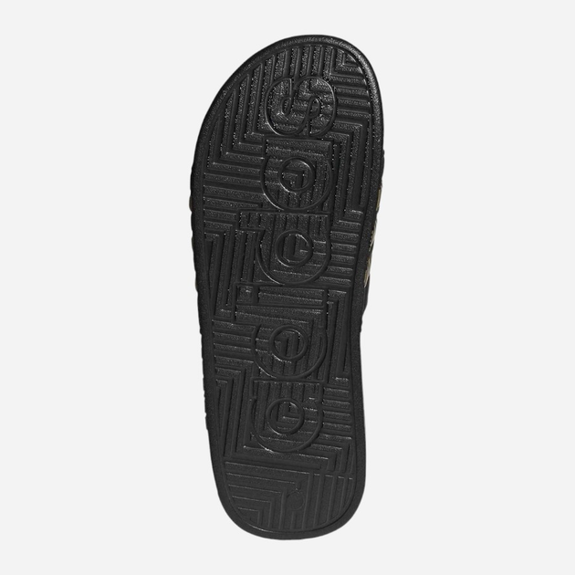 Klapki męskie Adidas Adissage EG6517 46 Czarne z złocistym (4062051869469) - obraz 6