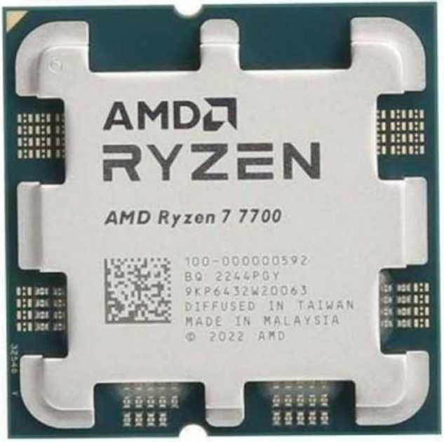 Procesor AMD Ryzen 7 7700 3.8GHz/32MB (100-000000592) sAM5 Tray - obraz 1