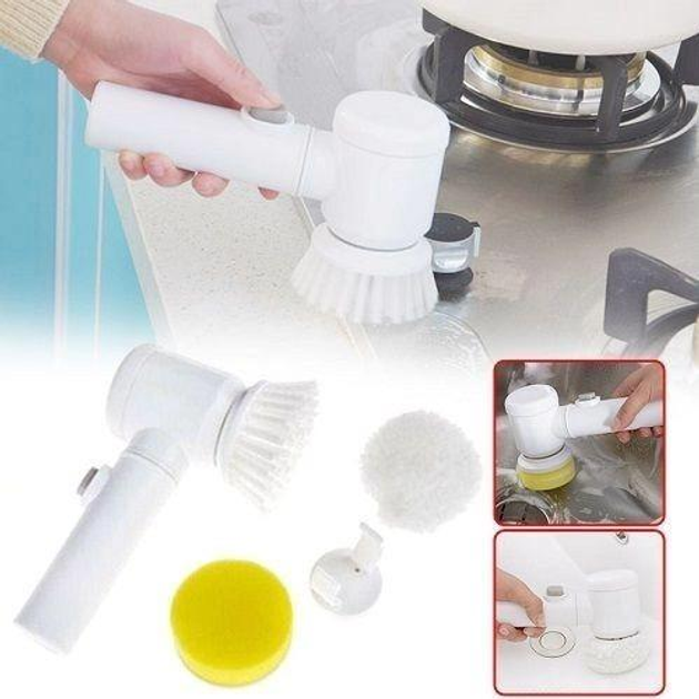 Электрическая беспроводная щетка Magic Brush Scrubber 5в1 с USB для ...