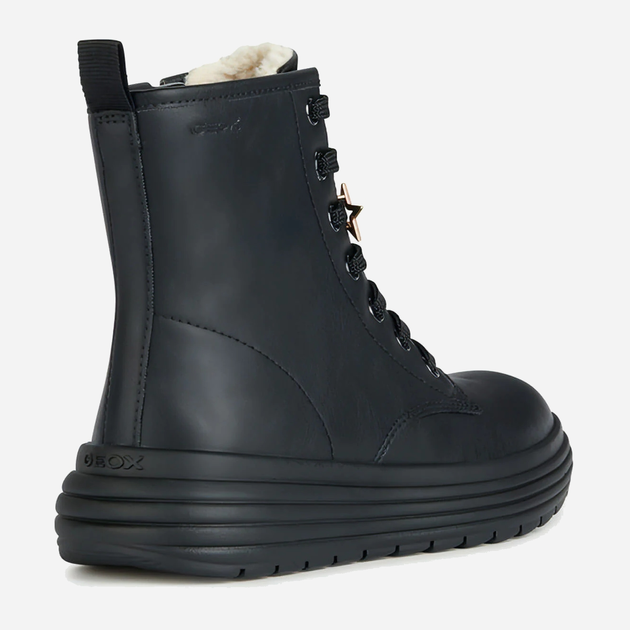 Дитячі зимові черевики для дівчинки Geox GEOJ36ETC000BCC9999 31 Чорні (8056206355699) - зображення 2
