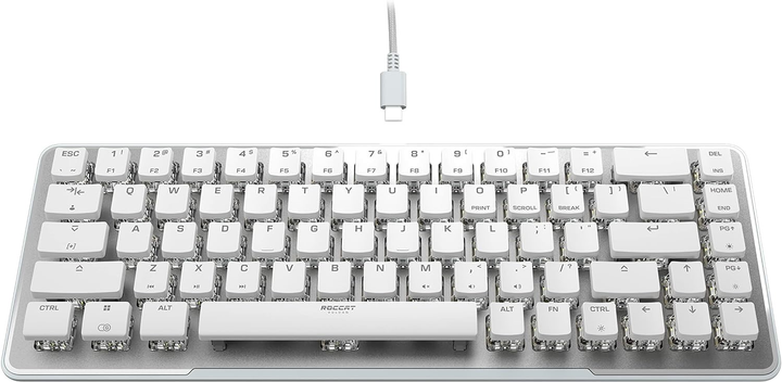 Клавіатура дротова Roccat Vulcan II Mini Aimo Titan II Optical Red USB White (2144860000) - зображення 2