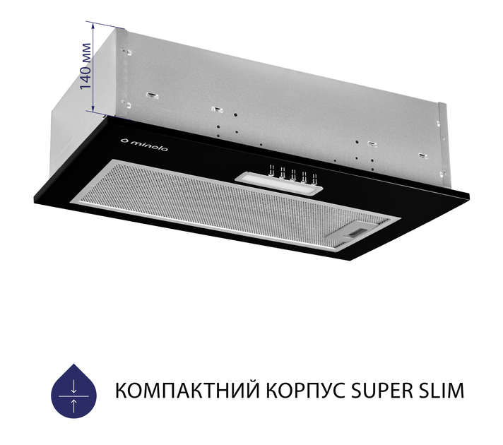 Вытяжка Minola HBI 5025 BL LED - изображение 2