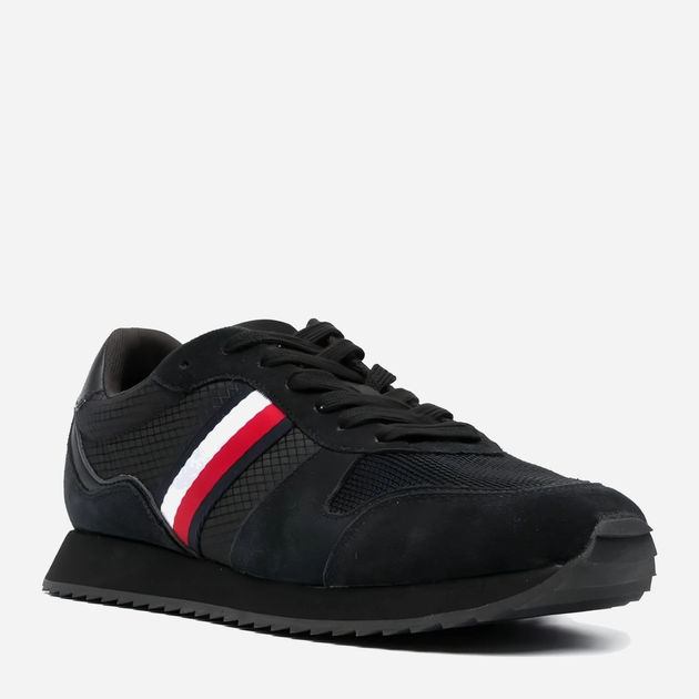 Buty sportowe męskie do kostki Tommy Hilfiger THIFM0FM04699BDS 42 Czarne (8720644402504) - obraz 2