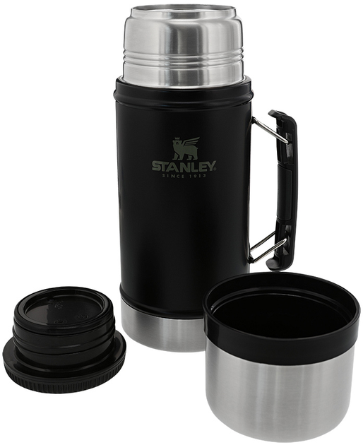 Termos spożywczy Stanley Classic Legendary 940 ml Matte Black (10-07937-004) - obraz 3