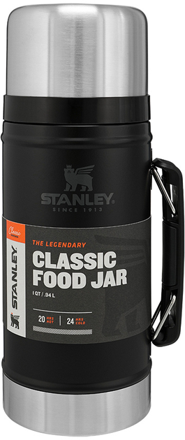 Termos spożywczy Stanley Classic Legendary 940 ml Matte Black (10-07937-004) - obraz 4