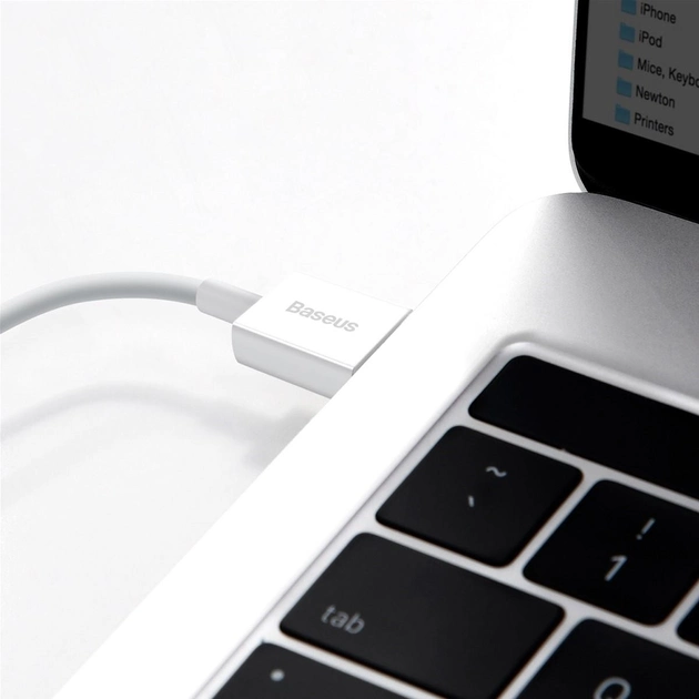 Кабель зарядный Baseus USB - microUSB Superior Series Fast Charging 2A 2 м White (CAMYS-A02) - изображение 4