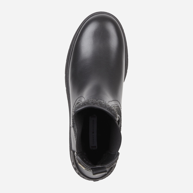Жіночі челсі високі Tommy Hilfiger THIFW0FW07655BDS 38 Чорні (8720645468042) - зображення 5