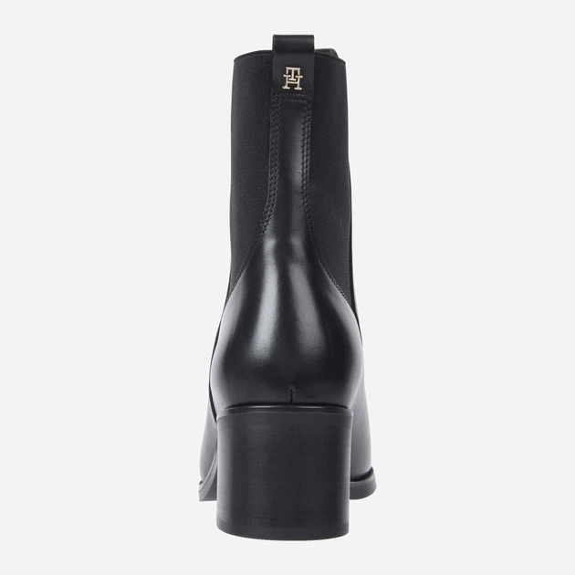 Жіночі челсі високі Tommy Hilfiger THIFW0FW07516BDS 39 Чорні (8720644837795) - зображення 3
