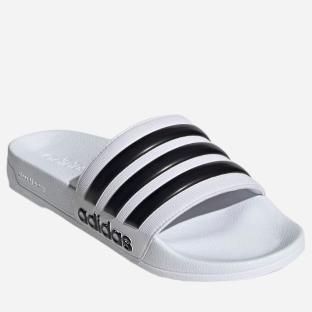 Klapki męskie Adidas Adilette Shower GZ5921 44.5 Białe z czarnym (4065419738742) - obraz 3