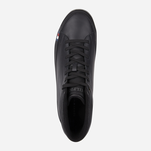 Чоловічі кеди високі Tommy Hilfiger THIFM0FM048200GQ 44 Чорні (8720645214533) - зображення 3