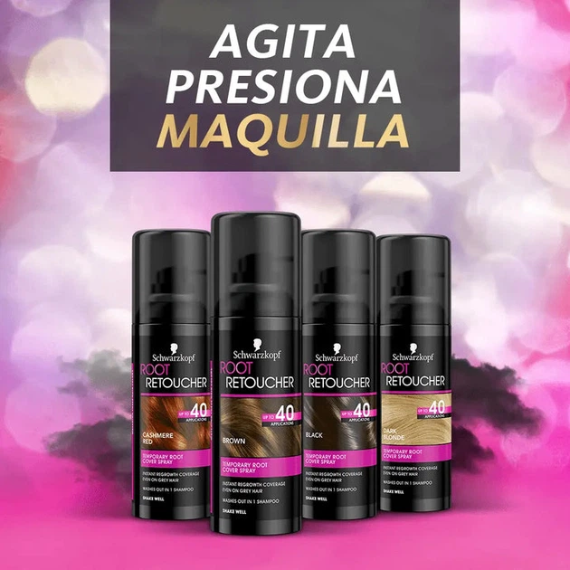 Spray do retuszu odrostów Schwarzkopf Root Retoucher Dark brown 120 ml (8410436370110) - obraz 3