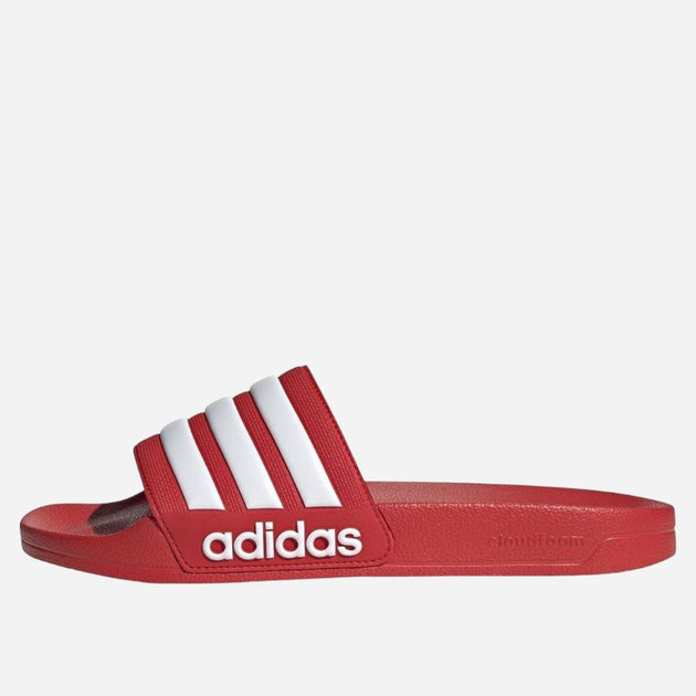 Klapki męskie Adidas Adilette Shower GZ5923 48.5 Czerwone z białym (4065419341270) - obraz 3