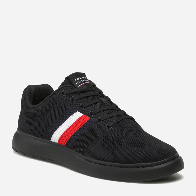 Buty sportowe męskie do kostki Tommy Hilfiger THIFM0FM04587BDS 44 Czarne (8720644264874) - obraz 1