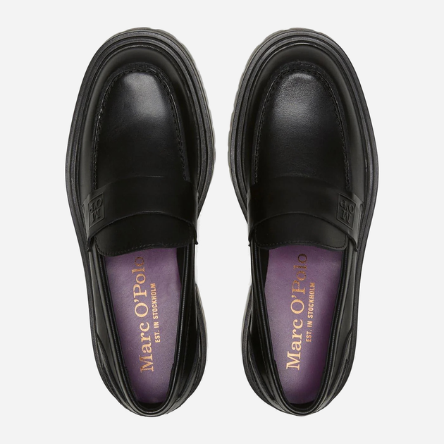 Loafersy damskie Marc O'POLO MPO30817213201134990 38 Czarne (4064931957532) - obraz 4