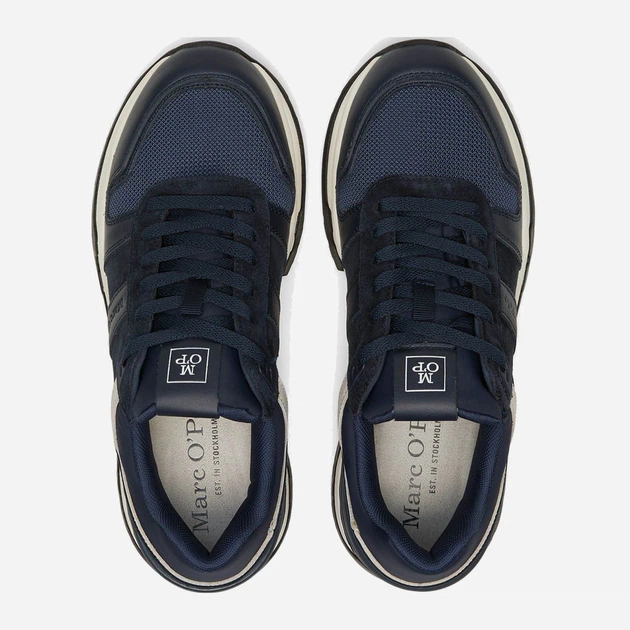 Sneakersy męskie Marc O'polo MPO30625513502129890 42 Granatowe (4064931876703) - obraz 4