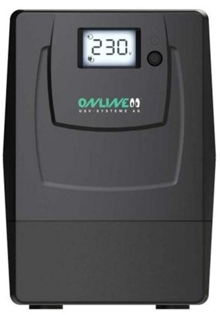 Джерело безперебійного живлення Online USV-Systeme Yunto Smile 800 VA (480 W) Black (4026908004335) - зображення 2