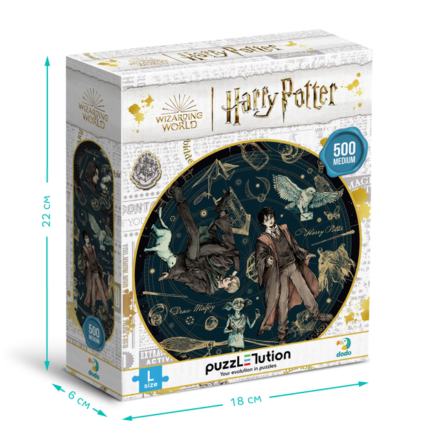 Пазл "Medium-L Harry Potter. Відданий. Легенда. Гордий", 500 елементів DoDo (4823115908803) - зображення 5