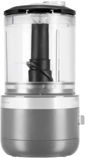 Кухонний мінікомбайн KitchenAid 5KFCB519EDG бездротовий сірий - Фото 5 Кухонний мінікомбайн KitchenAid 5KFCB519EDG бездротовий сірий - зображення 5