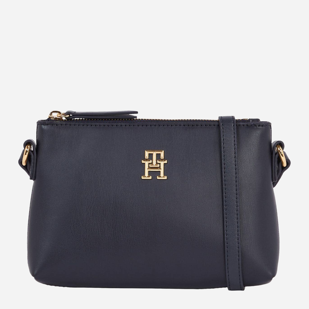 Torebka crossbody damska Tommy Hilfiger THIAW0AW15087DW6 Granatowa (8720644245170) - obraz 1