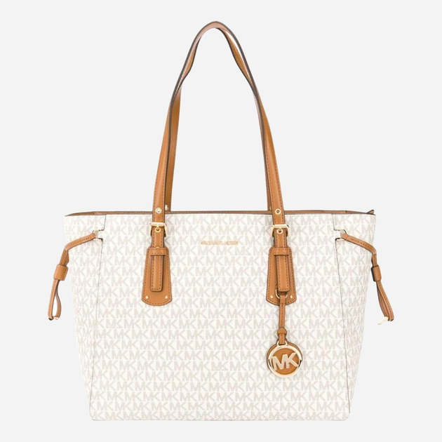 Torebka shopper damska Michael Kors MKO30F8GV6T2B-150 Biała (192317863949) - obraz 1