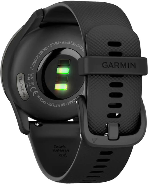 Смарт-годинник Garmin Vivomove Trend Black (010-02665-00) - зображення 4