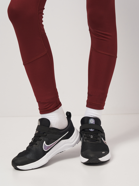 Акція на Дитячі кросівки для дівчинки Nike Downshifter 12 Nn (Psv) DM4193-003 30 (12.5C) Black/White-Dk Smoke Grey від Rozetka