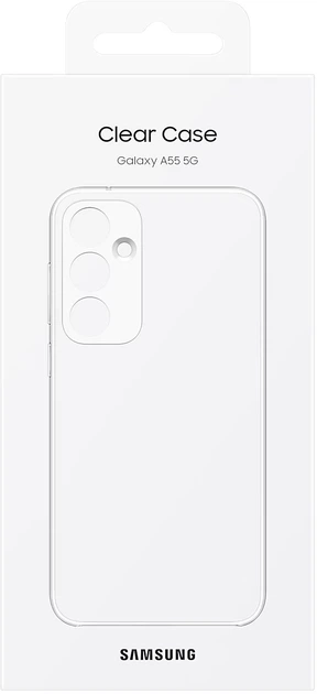 Панель Samsung Clear Case для Samsung Galaxy A55 Transparent (EF-QA556CTEGWW) - зображення 6