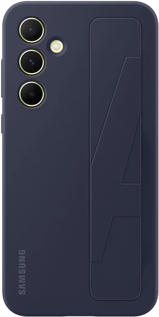 Etui Samsung Standing Grip Case do Samsung Galaxy A55 Blue/Black (EF-GA556TBEGWW) - obraz 2